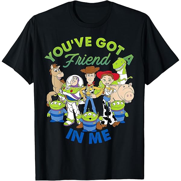 Amazon.com: Disney Pixar Toy Story Vintage Circle Portrait Logo T